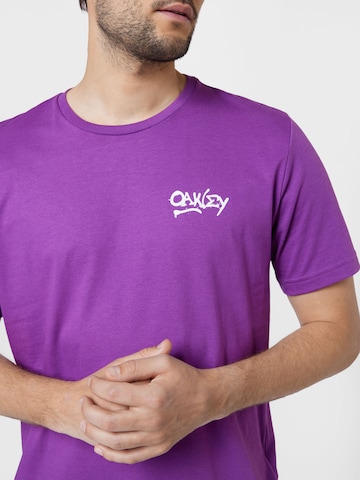 OAKLEY - Camisa funcionais '11 Frogs' em roxo