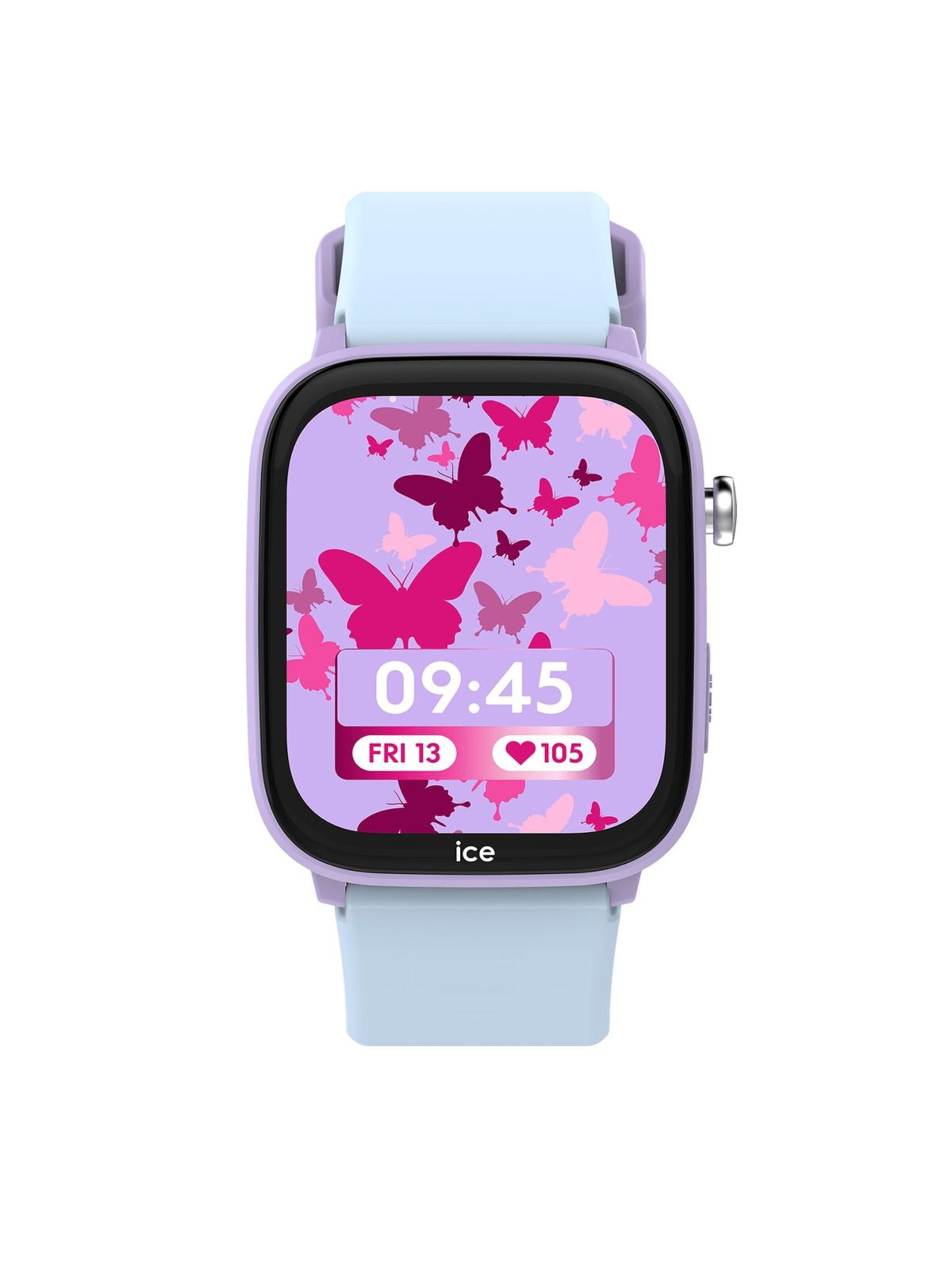 Montre digitale Ice-Watch en bleu : devant