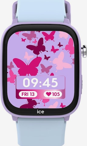 Montre digitale Ice-Watch en bleu : devant