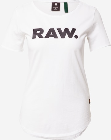 G-Star RAW Shirt in Weiß: predná strana