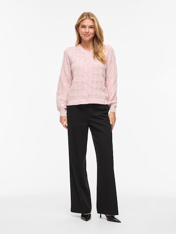 VILA Gebreid vest 'VILOWEN' in Roze