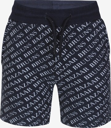 Bruuns Bazaar Kids Regular Shorts in Blau: predná strana