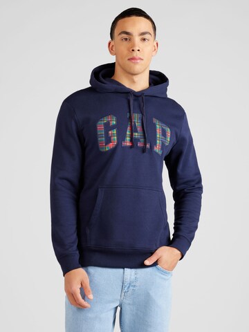 GAP Sweatshirt 'HERITAGE NOVELTY' in Blue: front