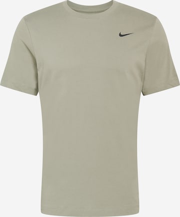 NIKE Функционална тениска в зелено: отпред