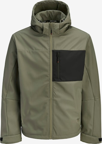 JACK & JONES Přechodná bunda 'JJNORTH' – zelená: přední strana