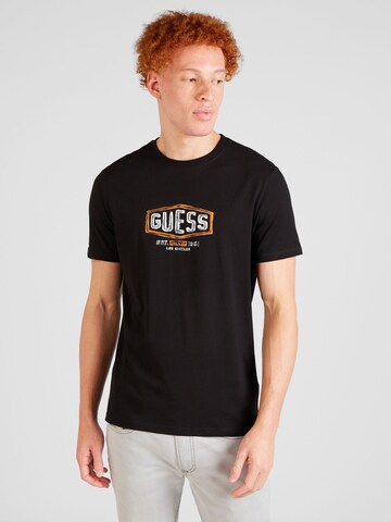 GUESS Shirt in Black: front