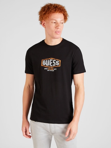 GUESS Shirt in Black: front