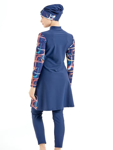 C&City Badpakjurk in Blauw