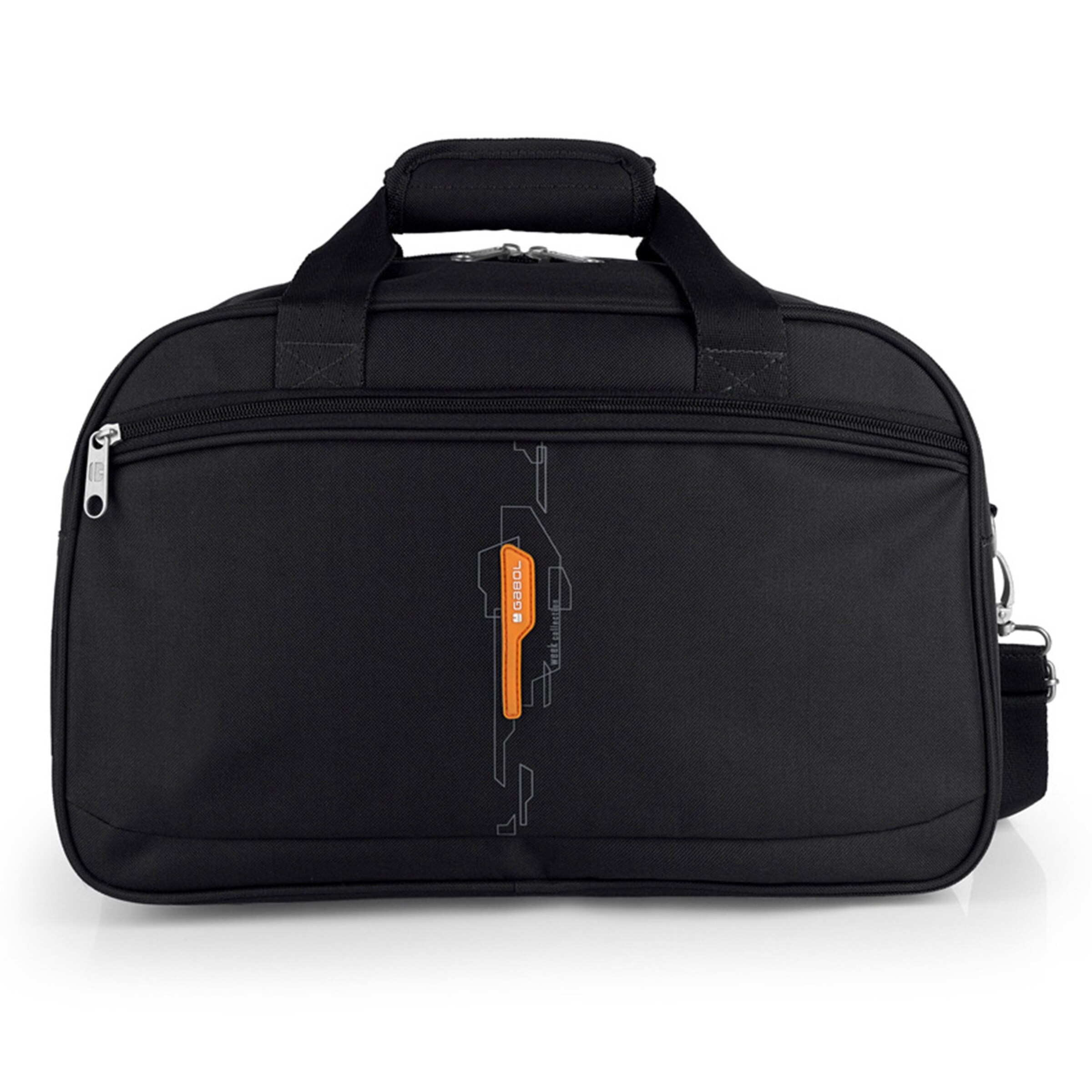 Gabol Weekendtas 'Week Eco' in Zwart: voorkant