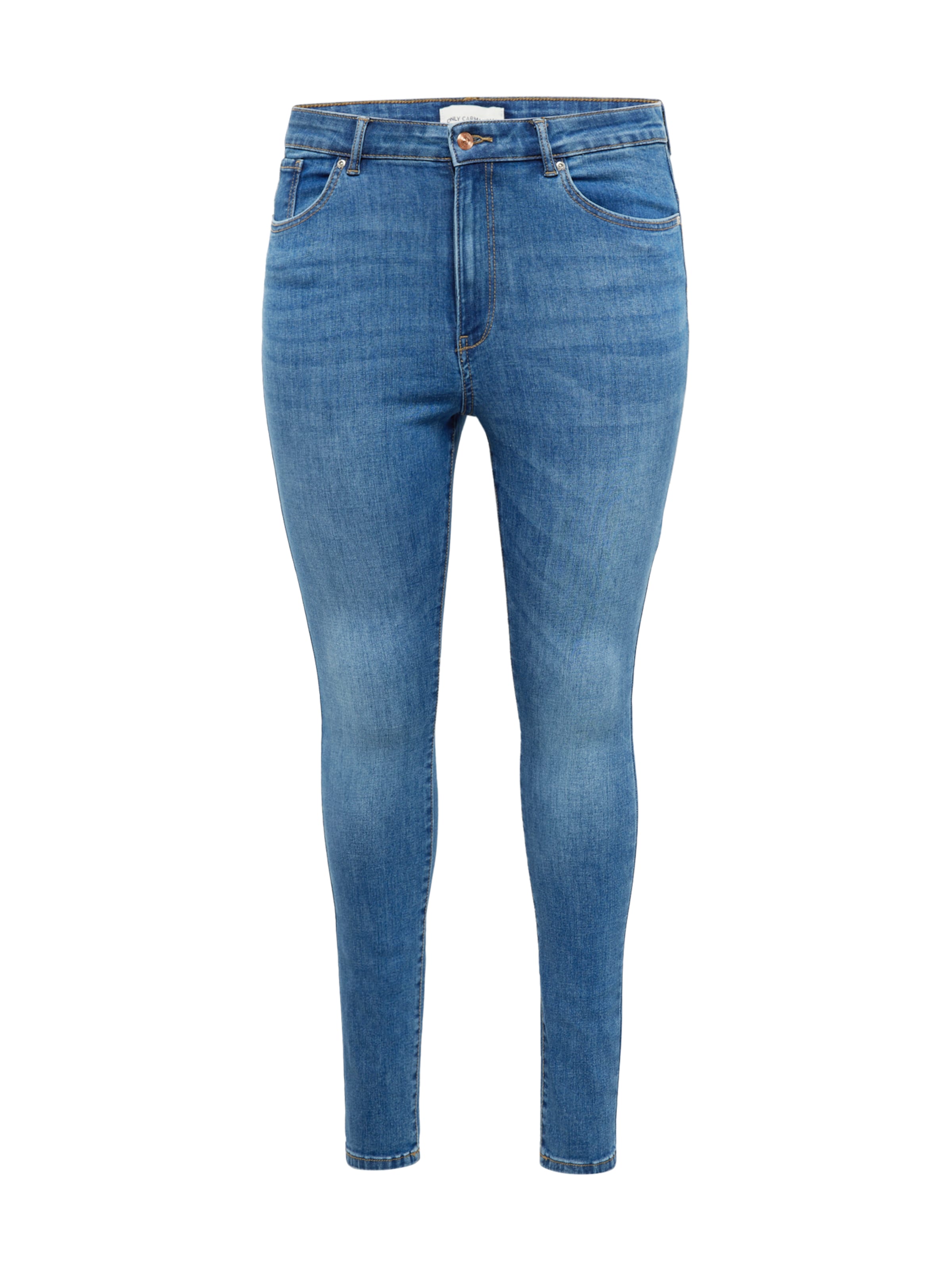 ONLY Carmakoma Skinny Jeans 'Rose' in Blue: front