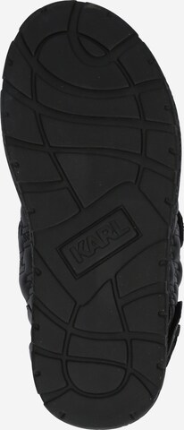 Karl Lagerfeld Páskové sandály – černá