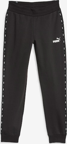 Regular Pantaloni sport de la PUMA pe negru: față