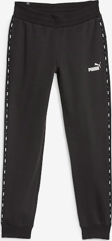 PUMA Regular Workout Pants in Black: front