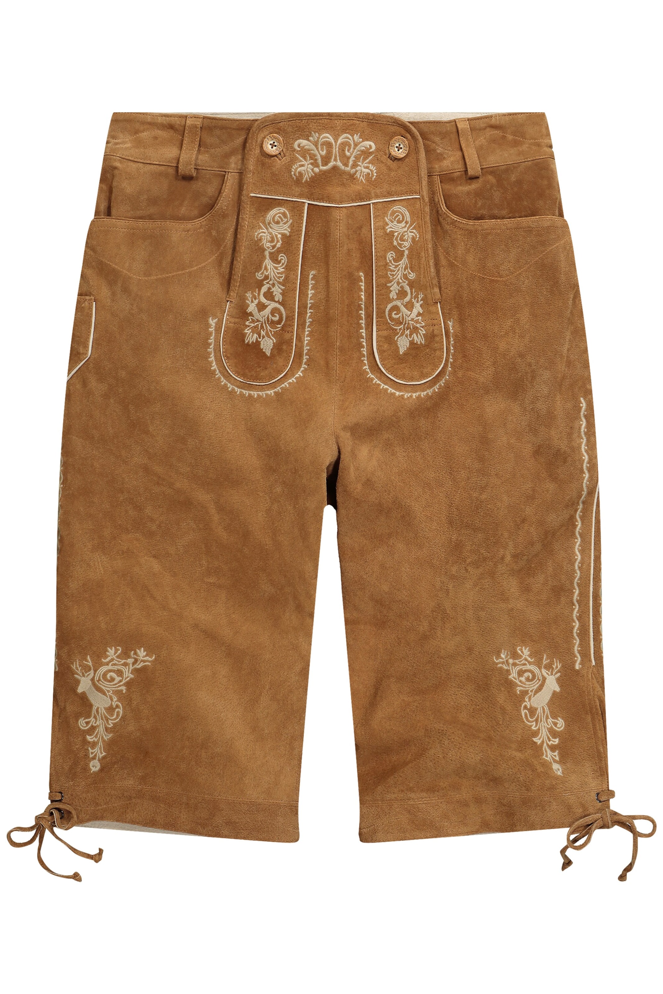 Men Plus Regular Traditional pants in Brown: front
