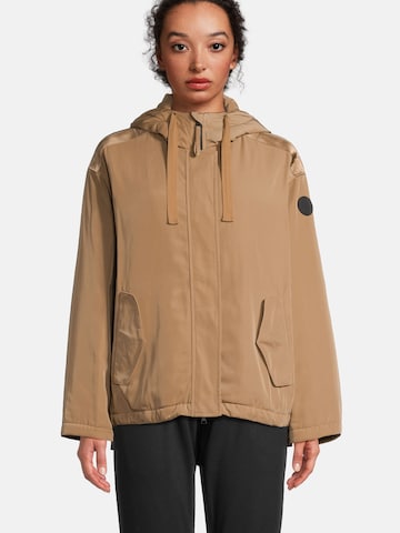 No. 1 Como Between-season jacket 'DUPLA' in Brown: front
