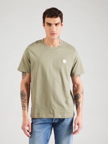 Tricou 'SLHASPEN' de la SELECTED pe verde: față