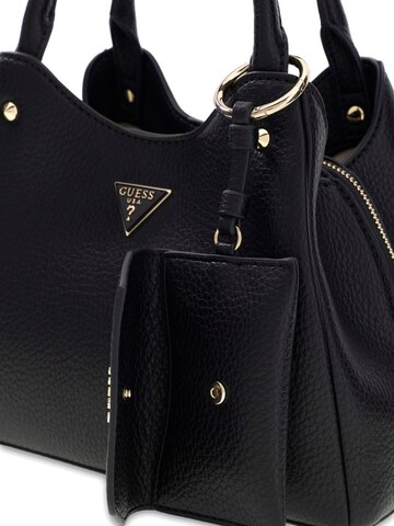 GUESS Nakupovalna torba 'Guess Cabas Lorella Petit Black' | črna barva