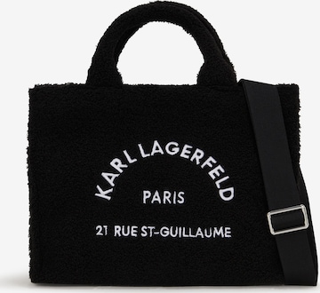 Karl Lagerfeld Шоппер в Черный: спереди