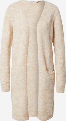 Cardigan 'Kaitlyn' Cream en beige : devant