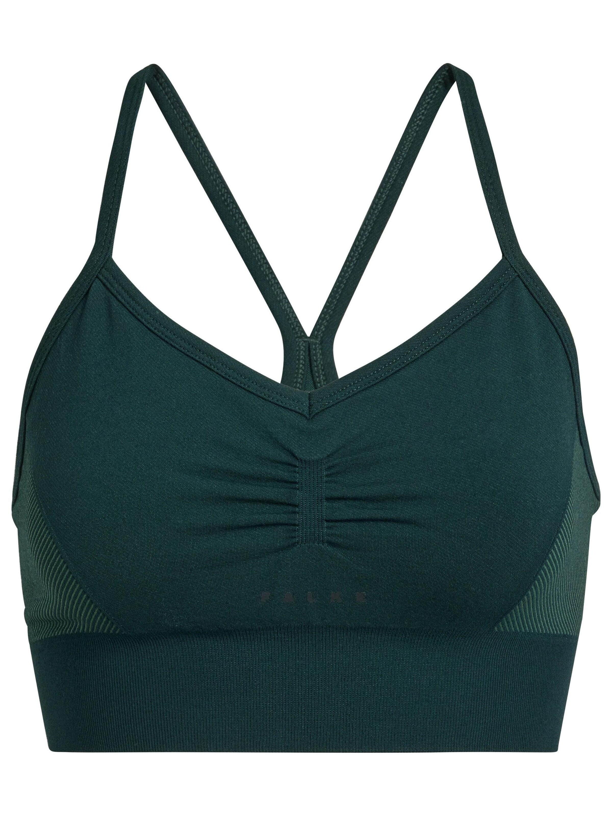 FALKE Medium Support Sports Bra 'Studio' in Green