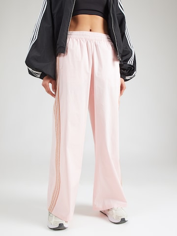 Wide Leg Pantalon ADIDAS ORIGINALS en rose : devant
