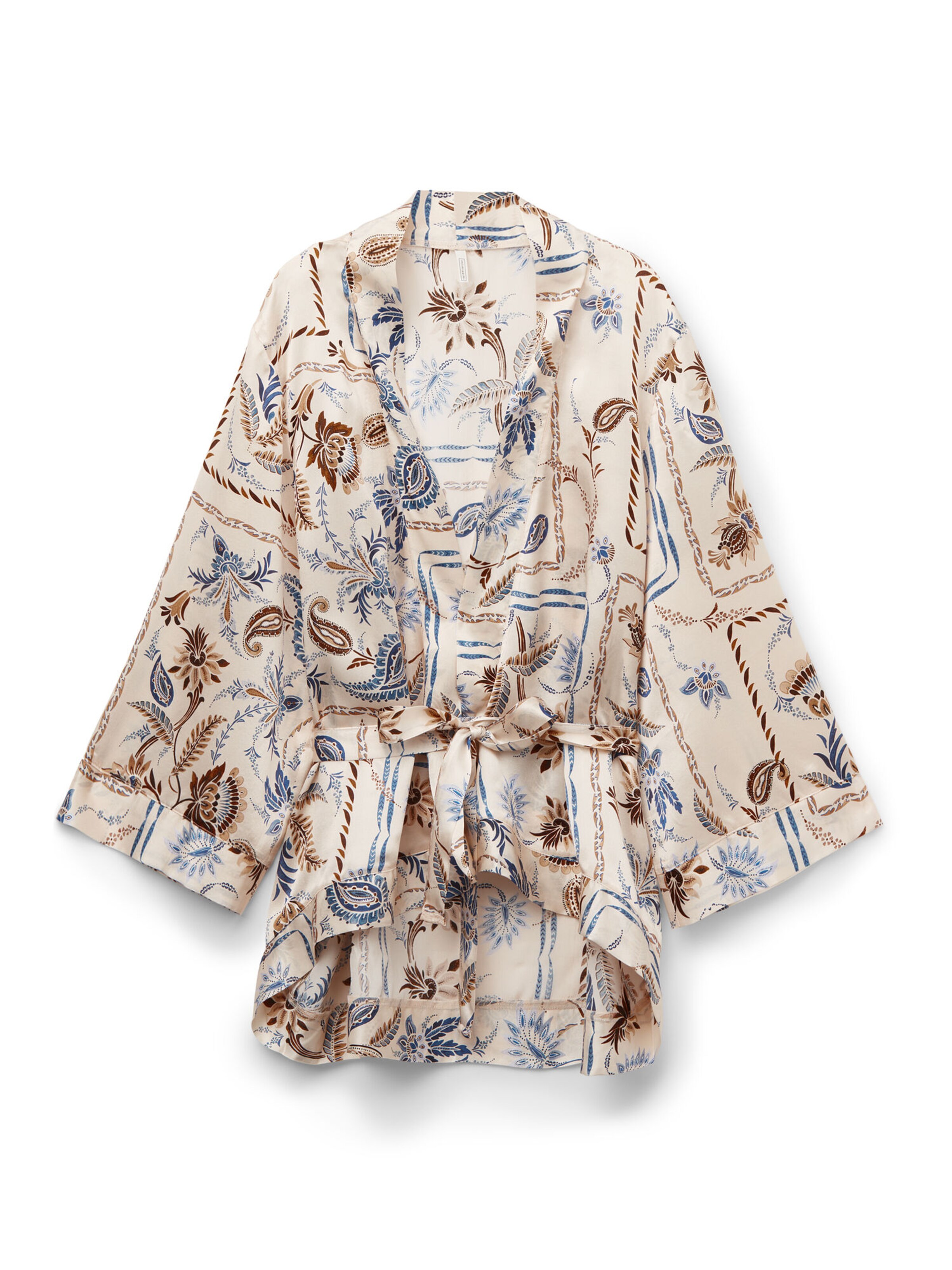 INTIMISSIMI Kimono 'ITALIAN RIVIERA' in Beige: Vorderseite