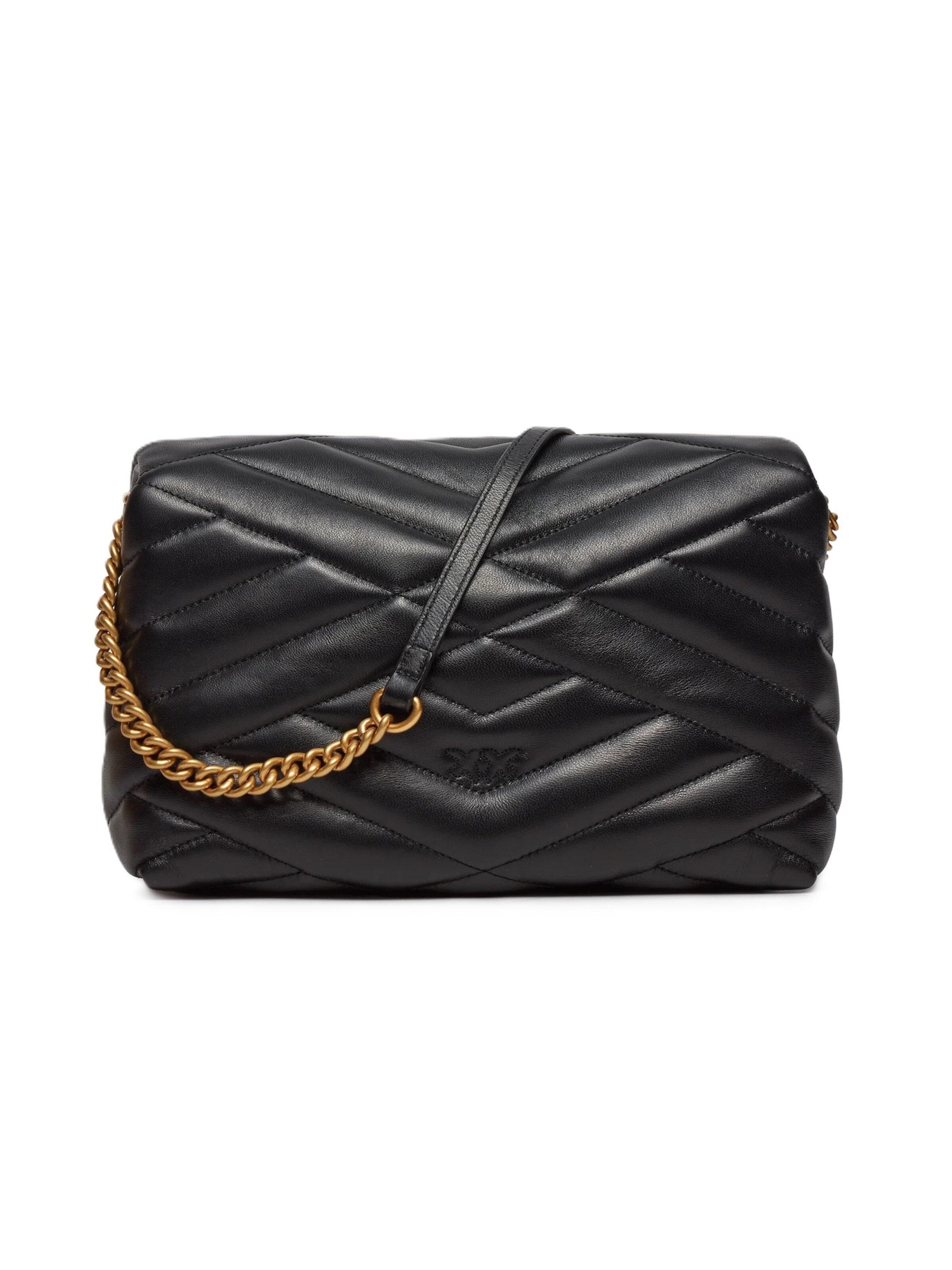 Borsa a tracolla '101584 A1ET' di PINKO in nero