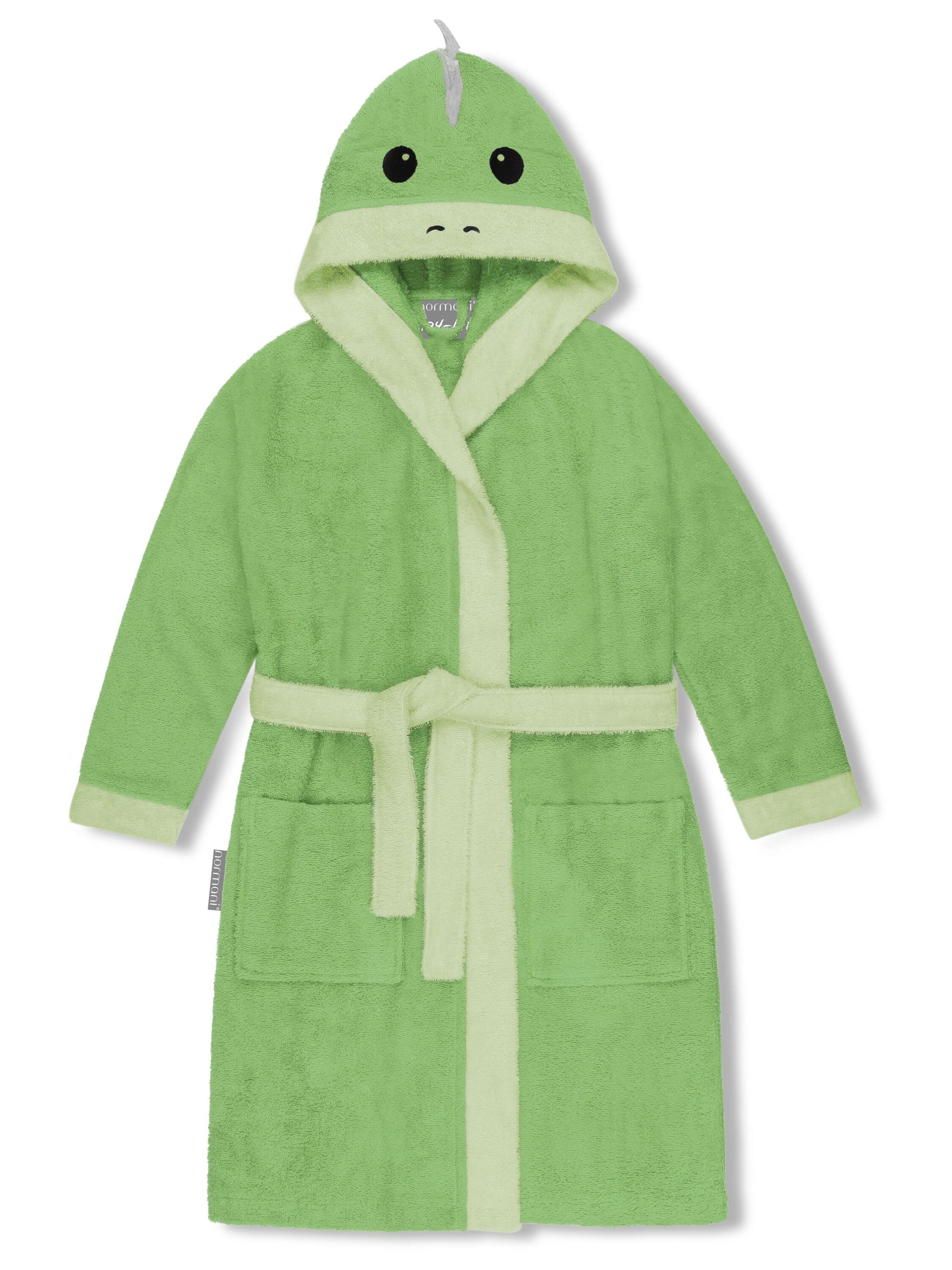 Peignoir 'Malia' normani en vert : devant