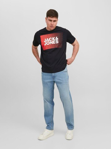 Jack & Jones Plus Shirt in Black