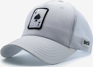 Casquette 'Ace' Be52 en blanc : devant