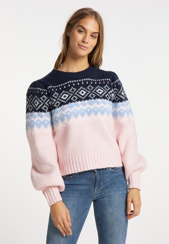 Pull-over MYMO en bleu : devant