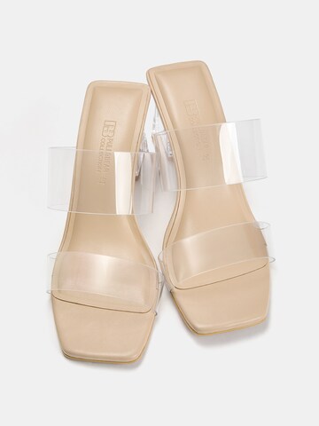 Pull&Bear Mules in Beige