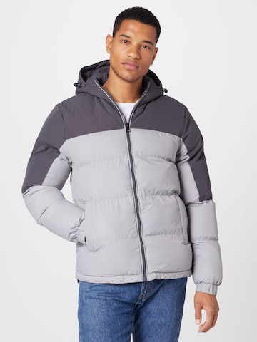 INDICODE JEANS Between-Season Jacket 'Danix' in Grey: front