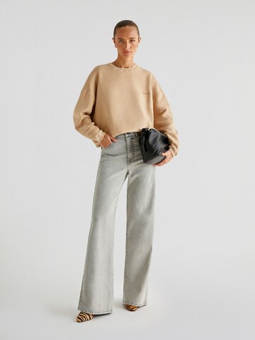 Sweat-shirt Scalpers en marron : devant
