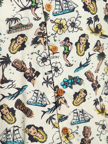 King Kerosin Regular Fit Hemd‌‌‌‌‌‌‌‌‌‌ in Beige