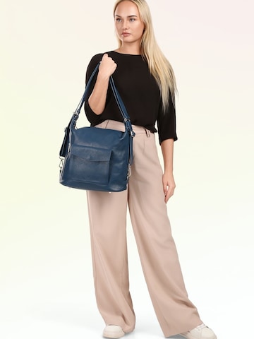Toscanto Backpack in Blue: front