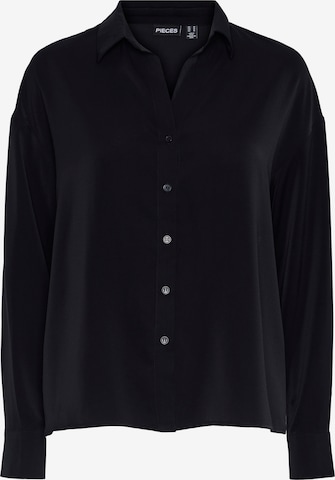 PIECES Blouse 'FRANAN' in Black: front