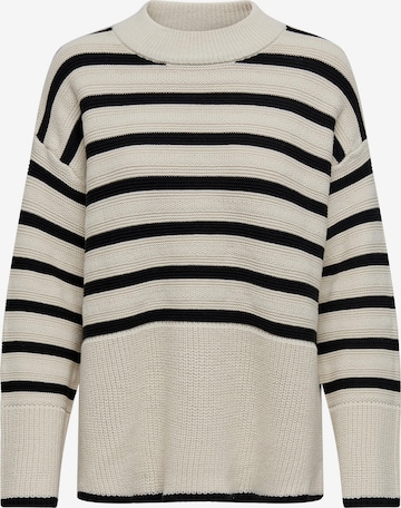 ONLY Sweater 'Sia' in Beige: front
