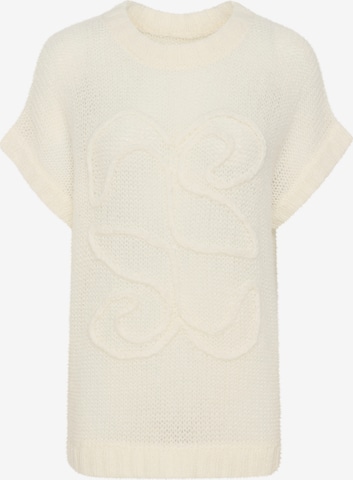 My Essential WardrobePulover 'LingoMW' - bijela boja: prednji dio