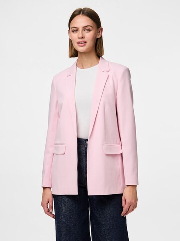 Blazer PIECES en rose : devant