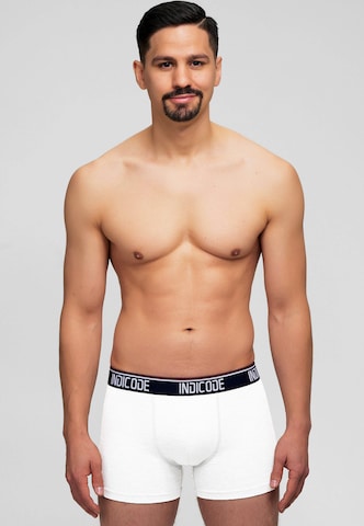 INDICODE JEANS Boxer shorts in White: front