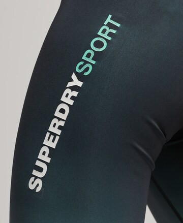Skinny Pantalon de sport Superdry en bleu