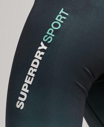 Superdry Skinny Sporthose in Blau