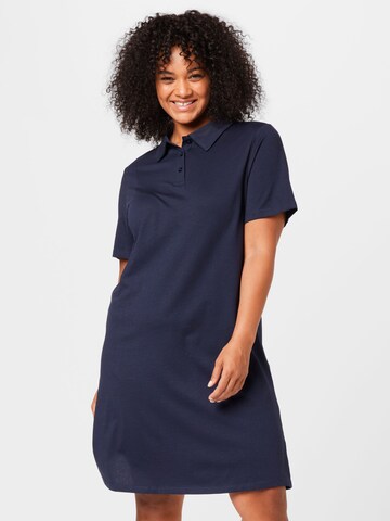 Robe 'APRIL' ONLY Carmakoma en bleu : devant