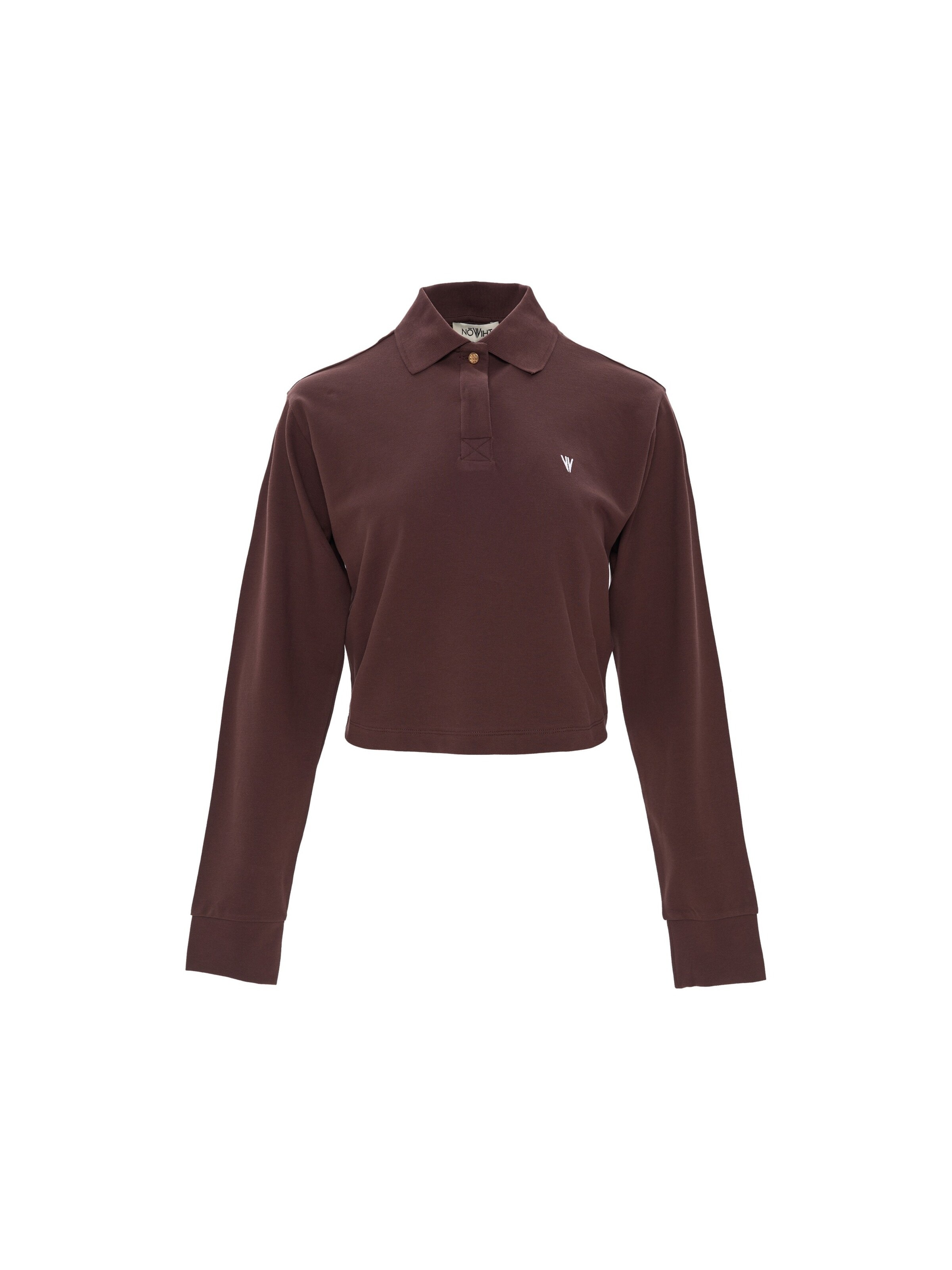T-shirt 'Ottilie' NOWIHT en marron : devant