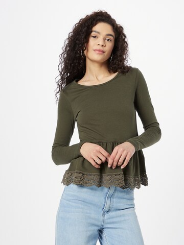 ABOUT YOU - Camiseta 'Cora' en verde: frente