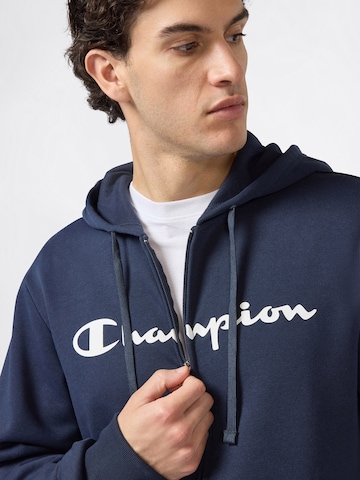 Champion Authentic Athletic Apparel Bluza rozpinana w kolorze niebieski