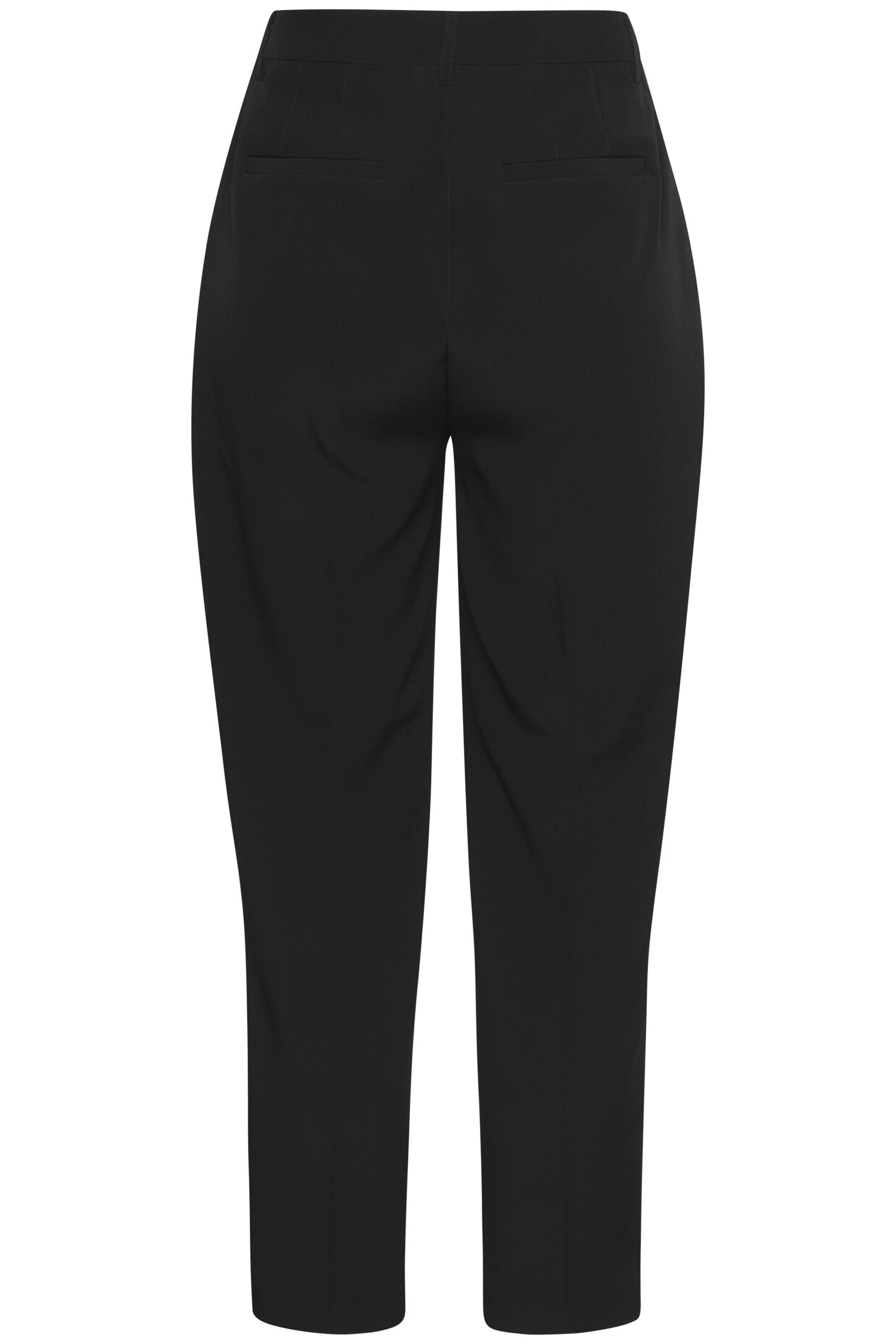 LASCANA Обычный Плиссированные брюки в Черный