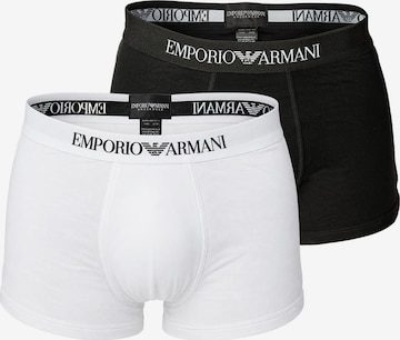 Emporio Armani Boxerky – černá: přední strana