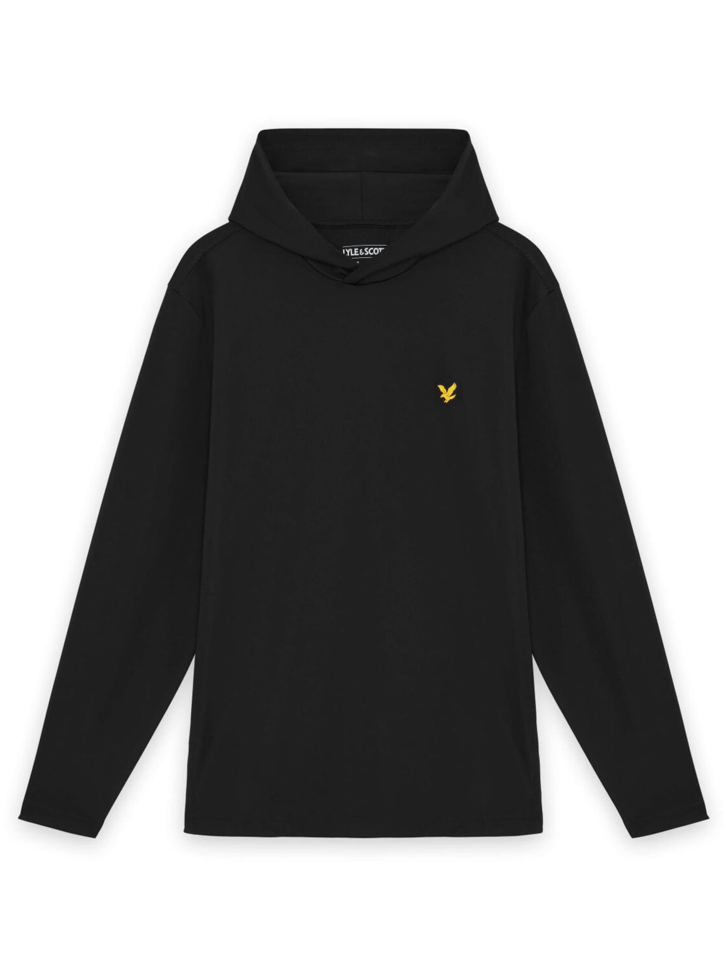 Lyle & Scott Athletic Sweatshirt in Black: front
